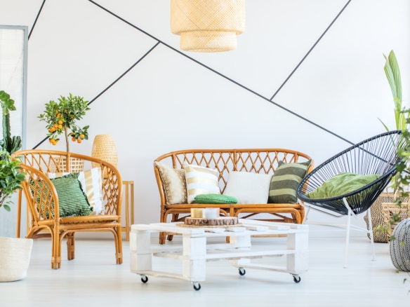 trendy living room